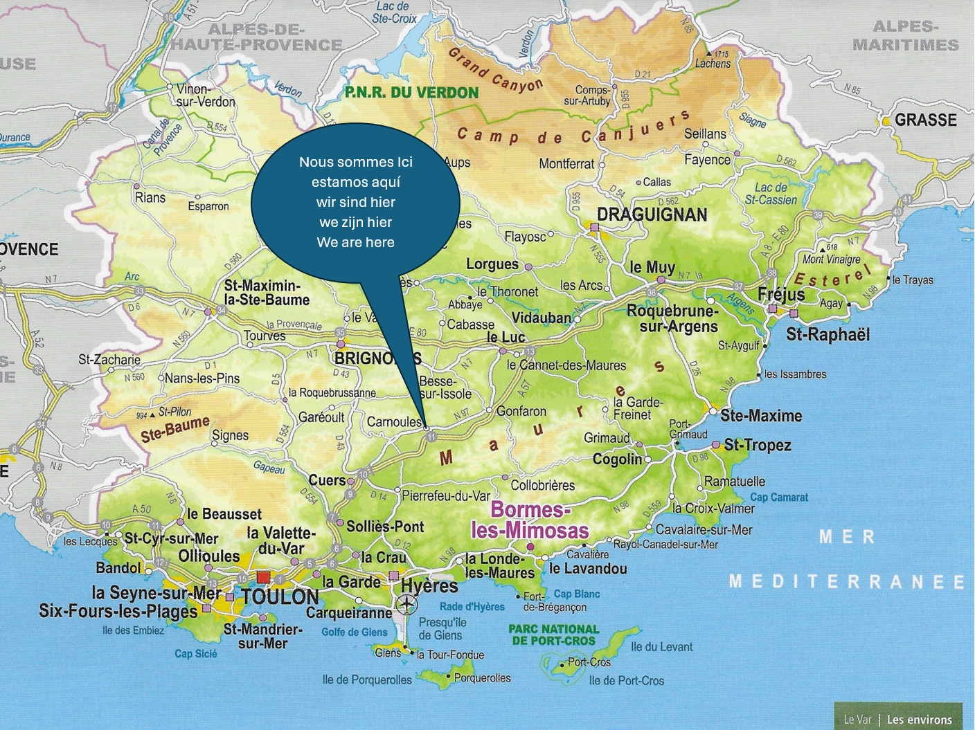 France et départements Ici